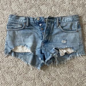 Free people denim shorts